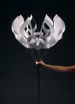 Nagy Eszter: Lotus lámpa (fotó: Darab Zsuzsa)
